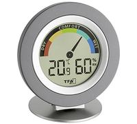 TFA Dostmann 30.5019 Cosy - Termómetro/hidrógrafo digital (gris)