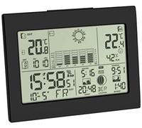 TFA Dostmann 35.1155.01 Estación meteorológica Digital con Sensor Remoto, 16,8 x 13,6 x 6,4 cm, Negro