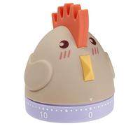 TFA Dostmann 38.1040 Gallo - Divertido Temporizador de Cocina mecánico, diseño Retro, plástico