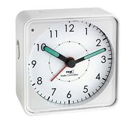 TFA Dostmann 60.1510 Picco reloj de alarma de radio analógica (Blanco)