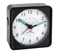 TFA Dostmann 60.1510 Picco Reloj de Alarma de Radio analógica (Negro)