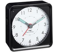 TFA Dostmann Reloj de alarma con radio analógica Picco 60.1510 Negro