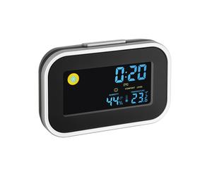 TFA-Dostmann - 60.2015 despertador Negro, Plata