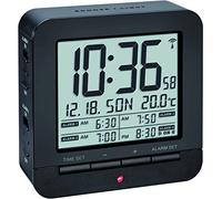 TFA Dostmann Radio despertador digital 60.2536 - 4 tiempos de alarma - Negro