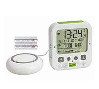TFA Dostmann 60.2538.02 Boom - Despertador con vibración (batería de color blanco y verde