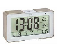 TFA Dostmann 60.2540 Despertador electrónico Melody con Diferentes Tonos de Alarma (Champán)