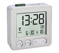 TFA Dostmann 60.2545 - Despertador electrónico (Blanco-Plata)