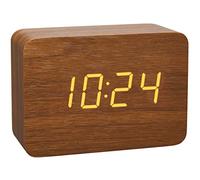 TFA Dostmann Radio despertador Clocco 60.2549 marrón naranja