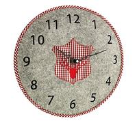 TFA Dostmann 60.3025.10 - Reloj de Pared (Esfera de Fieltro), Color Gris