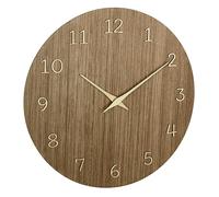 TFA Dostmann 60.3072.23 Reloj de Pared de Cuarzo 298 mm x 41 mm x 298 mm Madera (Oscuro)