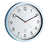 TFA Dostmann 60.3517.55 Reloj de Pared de Radio Marco de Aluminio (Aluminio con batería)