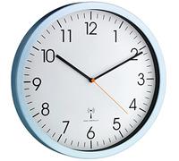 TFA Dostmann 60.3517.55 Reloj de pared de radio marco de aluminio (aluminio)