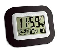 TFA Dostmann 60.4503 Digitale Reloj de Pared (Negro con baterías)