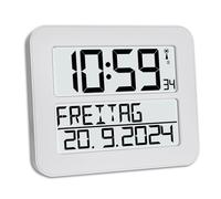 Reloj despertador digital TFA Dostmann 60.4512.02 Blanco AA