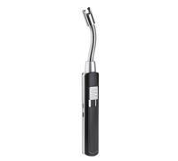 TFA Dostmann 98.1118.01. Encendedor electrónico con Cuello Flexible, mechero, Encendedor de Velas, Recargable por USB