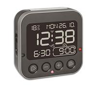 TFA Dostmann Bingo 2.0 60.2552.01 - Despertador Digital de Alta precisión, Radio, indicador de Temperatura, Fecha