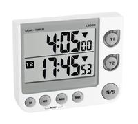 TFA Dostmann Digital Dual Timer, 38.2025, longer timing, dual display for simult