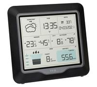 TFA Dostmann Estación meteorológica inalámbrica Rain pro (Funciona con pilas, Negro, 174 x 33 x 162 mm)