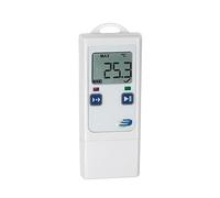 TFA Dostmann LOG40 31.1065.02 - Registrador de datos digital para sensor de temperatura/externo, MAX/MIN/AVG, alarma, memoria para 40.000 registros, interfaz USB, salida PDF, color blanco