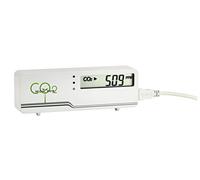 TFA Dostmann Monitor de CO2 AIRCO2NTROL MINI, 31.5006.02, LED, control de CO2, monitor de calidad del aire, con cable USB, blanco