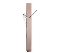 TFA Dostmann Péndulo analógico Picus 60.3062.51 - Reloj de Pared (246 x 75 x 653 mm), diseño Moderno, Color Oro Rosa