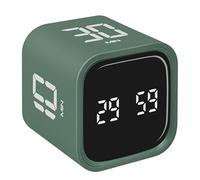 TFA Dostmann Pomodoro 38.2061 - Temporizador de Cocina para cocinar o estudiar, para exámenes, Temporizador Deportivo, Ajustable Individualmente, Cuenta atrás definida, fácil de Usar, Verde