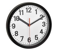 TFA Dostmann Reloj de Pared analógico 60.3538.01 con Radio Reloj, para Colgar y Colocar de pie, pequeño y manejable, Ideal para el hogar, la Oficina o la Cocina, 185 x 60 x 225 mm