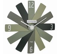 TFA Dostmann Reloj de pared de diseñador analógico en caja, 60.3020, con sistema de puntada, movimiento silencioso, batería de larga duración, reloj de cuarzo, reloj de sala de estar, reloj de cocina