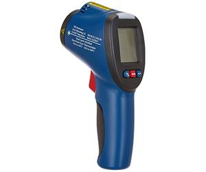 TFA Dostmann SCHIMMEL DETEKTOR Termómetro infrarrojo con detección de punto de rocío y láser doble, azul, 110 x 72 x 240 mm