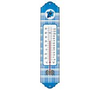 TFA Dostmann Termómetro de metal azul para interior y exterior (66 x 13 x 295 mm)