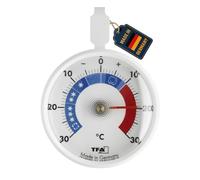 TFA Dostmann Termómetro de refrigeración analógico pequeño y práctico control para frigorífico o congelador (largo 72 x ancho 21 x alto 95 mm)