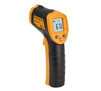 TFA Dostmann Termómetro infrarrojo digital Ray Light 31.1143.13, medición sin contacto de la temperatura superficial, según HACCP, tiempo de medición inferior a 1 segundo, negro/naranja