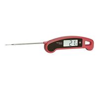 TFA Dostmann Termómetro térmico Jack Gourmet 30.1060.05, termómetro Digital Plegable de Acero Inoxidable, Sensor de punción, termómetro de Cocina Profesional, Alto Rango de medición, Apto para