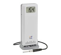 TFA Dostmann TFA-ID 30.3905.02 - Transmisor de temperatura y humedad de repuesto para TFA.me (uso profesional, sensor impermeable, exterior o interior), color blanco