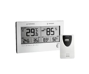 TFA Dostmann Thermometro Higrómetro radio Twin Plus 30.3049 (plata)