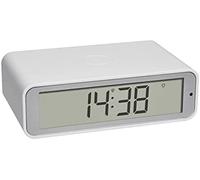 TFA Dostmann Despertador inalámbrico Twist 60.2560.02, repetición ajustable, pantalla giratoria blanco
