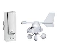 TFA Dostmann Weatherhub Weather Station Solar-Radio-Windemesser, SmartHome, vigilancia del clima y del hogar, monitoreo de teléfonos inteligentes
