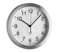 TFA® Funkwanduhr 98.1091 silber 25,0 cm Aluminium NUEVO