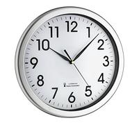TFA Reloj de Pared Dostmann 60.3519.02 Corona retroiluminación (Plata)