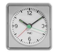 TFA® Wecker silber Kunststoff NUEVO