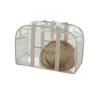 TFAOYS Bolsa transparente aprobada para estadios con asas, transparente para estadios, playas, bolsas deportivas, bolsas extragrandes, impermeables, a prueba de arena, para piscina, viajes, picnics