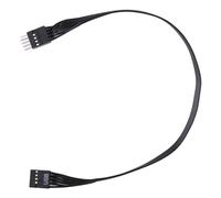 TFAOYS Cable de extensión frontal 9P USB 2.0 de 9 pines macho a hembra, conexión plana (20 cm, 30 cm, 50 cm)