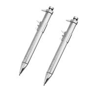 TFAOYS Calibrador Vernier 2 en 1 y bolígrafo para artesanos y estudiantes de medición y marcado, herramienta de carpintería de 0 a 100 mm