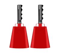 TFAOYS Campanas de fiesta portátiles plateadas de 10 pulgadas que crean sonidos fuertes, ideales para celebraciones, competiciones y reuniones, juegos y celebraciones de fiestas, para hacer ruidos
