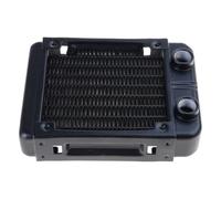 TFAOYS Intercambiador de calor de aluminio de 8 tubos para CPU CO2 Water Cool Computer G1 / 4 pulgadas de aluminio con tubo de refrigeración por agua