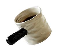 TFAOYS Recipiente medidor de líquidos de cerámica artística con jarra de medición adecuada para café y necesidades de cocina, jarra de leche de café con medidas