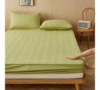 TFBHL Juego de sábanas de 3 Piezas, sábanas Extra Suaves de Bolsillo Profundo de Lujo Suave sábana y Escenario de Almohada, u200bdustproofpreproofpreport Cover en Toda la Temporada Cogisy Warmth,