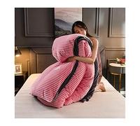TFBHL Set de sábana de la Cama Velveta de Terciopelo Cubierta década Juego de Ropa de Cama 150x200 180x220 220x230 Luxury Invierno Invernal Color de vellón de vellón Espesado en espesas Lintos de
