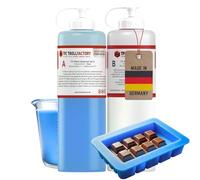 TFC Silicona Caucho Tipo 35 Alimentos Azul Medio Dureza 1:1 - Tamaño: 2 kg