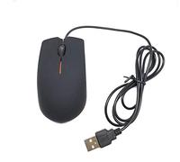TFD Supplies - Ratón óptico de 3 botones con cable - Paquete de 20 - Ratones de computadora a granel